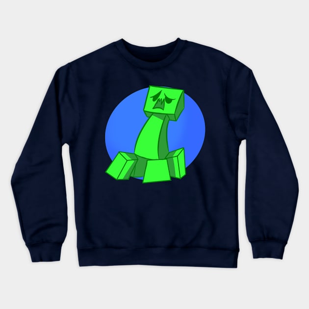 Creeper Crewneck Sweatshirt by puffstuff